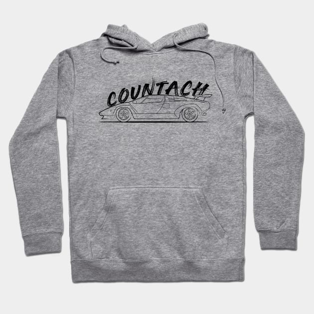 Countach Hoodie by turboosted